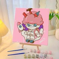 ราคา Duocoo Ready 20 20 ซม Bubble Mart ภาพวาดสีน้ำมันดิจิตอล ภาพวาดสีน้ำมันดิจิตอล DIY วาดด้วยมือตามตัวเลข พักสมาธิ (22640321312)