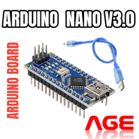 ราคา Arduino Nano V3 0 ATMEGA328 รุ่นใหม่ชิฟ CH340G พร้อมสาย Mini USB (19913262202)