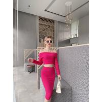 ราคา เสื้อแขนยาวปาดไหล่ ดีเทลจีบย่น เปิดไหล่หุ้มแขน ชุดเซ็ต (21491584597)