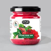 ราคา แยมลิ้นจี่ กุหลาบ 200 g สูตรน้ำตาลน้อย ตราอิ่มใจ ImJAI Lychee Rose Jam Low Sugar Vegan Prebiotic (22869726370)