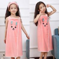 ราคา ผ้าเช็ดตัวสำหรับเด็กสามารถสวมใส่ได้ในบ้านสายเดี่ยวน่ารักการ์ตูนเด็กโตอาบน้ำกระโปรงอาบน้ำกว่าผ้าฝ้ายแท้ดูดซับน้ำได้เสื้อคลุมอาบน้ำสำหรับเด็กชายและเด็กหญิง (19862522826)