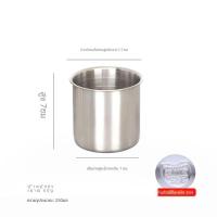 ราคา ถ้วยสแตนเลสขนาดเล็ก ถ้วยเหล็กขนาดเล็ก กระบอกตรงไม่มีด้ามจับ ปริมาณ ถ้วย ถ้วยเหล็กขนาดเล็ก ถ้วยแอลกอฮอล์ ถ้วยยา (20977835489)