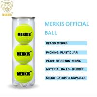 ราคา MERKIS ลูกเทนนิส ฝึกซ้อม ลูกเทนนิสรหัสสินค้า แพ็ค 3 pcs (22627233986)