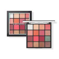 ราคา อายแชโดว์กลิตเตอร์ อายแชโดว์พาเลท พาเลทอายแชโดว์16สี เนื้อดินน้ำมันเนื้อใยไหมประกายชิมเมอร์ lameila eyeshadow palette 619 (22765015004)