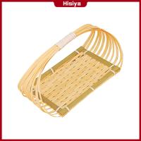 ราคา ของตกแต่งตะกร้าผลไม้ผลไม้ทอด้วยมือของ Hisiya ของว่างอเนกประสงค์จานผลไม้จัดแสดงคุกกี้ตะกร้าผลไม้ทำจากไม้ไผ่สำหรับห้องนั่งเล่น (21719035686)