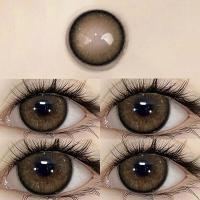 ราคา YILALA COD คอนแทคเลนส์สีคู่ขนาดเส้นผ่านศูนย์กลาง 14 5MM ปริมาณน้ำ 40 สั้น 1 00 ถึง 4 25 (22528485986)