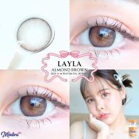 ราคา คอนแทคเลนส์ ขนาดกลาง Brown Gray Almond Layla Montra (22032444352)