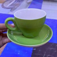ราคา แก้วกาแฟ ถ้วยกาแฟ พร้อมจานรอง แก้วกาแฟสีขาวสวยงาม ceramic mug เซรามิคเนื้อหนา เข้าไมโครเวฟได้ (22798975707)
