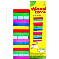 ราคา ของเล่นไม้ งานไม้ เกมส์ต่อตึก ต่อตึก ต่อคอนโด ตึกถล่ม จังก้า ตัวต่อไม้ ของเล่นเกมส์ตึกถล่ม R1918 2407 (20791799730)