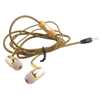 ราคา H 169 3 5mm MP3 MP4 Wiring Subwoofer Braided Cord Headphones with Wheat Wire Control (22032902711)