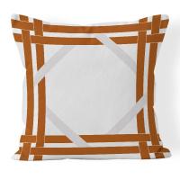 ราคา หมอนรูปทรงเรขาคณิตสีส้มสไตล์ยุโรปเนื้อนุ่มหรูหราสั้นกำมะหยี่ปลอกหมอนตกแต่งไม่มีแกนหมอน (21228751404)