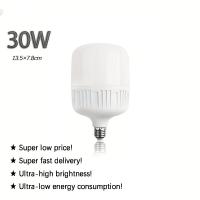 ราคา POP หลอดไฟ LED ประหยัดพลังงาน E27หลอดไฟทรงกลมสีขาว5W 10W 15W 20W 30W 40W ความสว่างสูงการจุดไฟห่างใกลกว้างสำหรับทางเดินในห้องครัวที่ใช้ในครัวเรือนกันยุงและกันฝุ่น (22748196331)