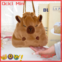 ราคา Qcici กระเป๋าเครื่องสำอางค์การ์ตูนน่ารัก Capybara ความจุขนาดใหญ่กระเป๋าเก็บของตุ๊กตา S Kawaii แบบพกพาของขวัญกระเป๋าเก็บของถุงเก็บของมีสายรูด (22415828899)