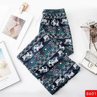 ราคา Free size กางเกงช้างขาปล่อย กางเกงขายาวผ้าสปัน ใส่สบาย ผ้าเบาๆ นิ่มๆ งานน้องไม่มีเชือกรูด F5190 YTL (22679896433)