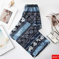 ราคา Free size กางเกงช้างขาปล่อย กางเกงขายาวผ้าสปัน ใส่สบาย ผ้าเบาๆ นิ่มๆ งานน้องไม่มีเชือกรูด F5190 YTL (22679896435)