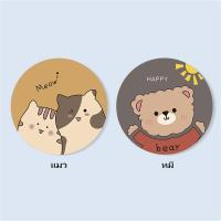 ราคา 2ชิ้น 3ชิ้น ที่รองแก้ว รองหม้อ ฉนวนกันความร้อน ดูดซับน้ําได้ดี กันลื่น (21595524988)