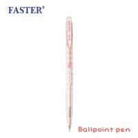 ราคา FASTER ปากกาลูกลื่น Dotty Dot หัวปากกาขนาด 0 38 มม ปากกาลายจุด ด้ามปากกาแบบใส สีสันน่ารัก สดใส (22579893974)