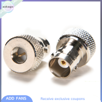 ราคา Aokago TanHaiGang BNC Female Jack To SMA Male Plug Coax Straight Connector Adapter Nickel (22365634962)