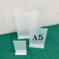 ราคา ป้ายตั้งโต๊ะ แนวตั้ง แบบสอดกระดาษใส่ ขนาด A4 A5 A6 ป้ายชื่อ กรอบรูปอะคริลิค ป้ายตั้งโต๊ะ ป้ายเมนู (20525522289)