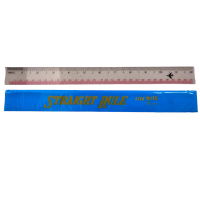ราคา Straight Rule ไม้บรรทัดพลาสติกใส PVC No 10 12 นิ้ว ปลอกสีฟ้า ต่อโหล (21408746379)