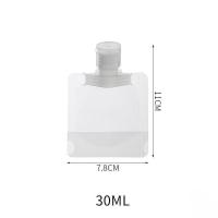 ราคา ซองแบ่งของเหลวพกพา ถุงใส่ของเหลว ซองแบ่งครีมขนาดพกพา ถุงฝาเกลียว ถุงบรรจุของเหลว 30 50 100ml (22455421106)