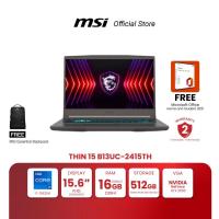 ราคา MSI NOTEBOOK THIN 15 B13UC 2415TH 15 6 FHD Raptor Lake i7 13620H NVIDIA GeForce RTX 3050 16GB 8GBx2 DDR4 512GB NVMe PCIe SSD Gen4x4 Windows 11 Home โน้ตบุ๊ก Pre Order จัดส่งภายใน7 15วัน (22637568785)