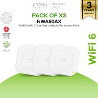 ราคา ZYXEL NWA50AX แพ็ค 3 ตัว ตัวขยายสัญญาณ WiFi 6 AX1800 Access Point รองรับ GbE PoE และมี Free Cloud (22074142899)