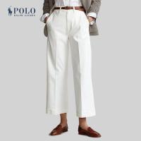 ราคา Polo Ralph Lauren PANTS Wide Leg Chino Pant กางเกงขายาว รุ่น WMPOPNTNDL20056 สี 100 WHITE (15970981761)