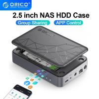 ราคา ORICO 2 5นิ้ว SATA SSD Enclosure NAS Network HDD Storage HD External Case USB Hard Disk Drive House Personal Cloud Server (22463828091)