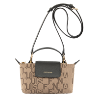 ราคา Louis Fontaine กระเป๋าถือ สายสะพายยาว รุ่น WISHING สีดำ (21994201580)