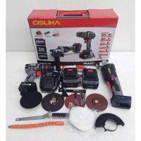 ราคา OSUKA ชุดคู่หู สว่าน เครื่องจียร ไร้สายไร้แปรงถ่าน 20v รุ่น OCK151 M2 ของแท้100 พร้อมจัดส่ง OSUKA ชุดสว่านไร้สาย 3 ระบบ เครื่องจียร ไร้สายไร้แปรงถ่าน 20v OCK151 M2 เครื่องเจียรไร้สาย 20V ชนิดมอเตอร์ ไ