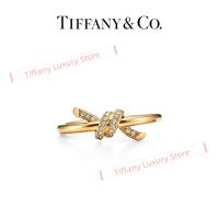 ราคา Tiffany Knot Ring In White Gold With Diamonds 18k White Gold With Round Brilliant Diamonds Polished By Hand สร้อยคอทิฟฟานี่ทองคำขาว 18k ทองคำขาวกับเพชรรอบสดใสขัดด้วยมือประดับ (22489337855)