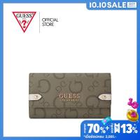 ราคา GUESS กระเป๋า รุ่น HG939951 DELPHINA SLG SLIM CLUTCH GREEN สีเขียว (22616326609)