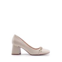 ราคา Nine West รุ่น NARA รองเท้าส้นบล็อกทรงพัมพ์ สี Off White (22725927461)