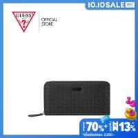 ราคา GUESS กระเป๋า รุ่น G9255599 NIKO SLG MEDIUM ZIP AROUND BLACK สีดำ (22616271752)