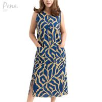 ราคา Pena house เดรสยาวทรงหลวม แขนกุด PWDL072401 (22489430588)