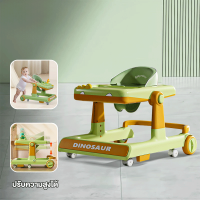 ราคา รถขาไถ รถหัดเดิน 4in1 ปรับเป็นผลักเดินได้ มีถาดของเล่น มีเสียง ปรับความสูงได้ พับได้ Baby Walker (22361284995)