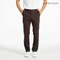 ราคา ELLE HOMME กางเกงชิโน่ ทรงสลิมฟิต ปักโลโก้ EH สีน้ำตาล W8L275 (21697184167)