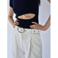 ราคา DAILY SQUAD Snap Belt เข็มขัด หนังแท้ ตอกรีอะไหล่เรียง ด้านในปั๊มโลโก้ DAILY SQUAD ผลิตโดยช่างหนัง คนไทย (22845396705)