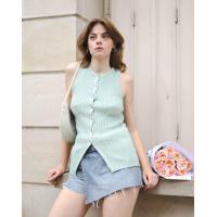 ราคา knitCircle Classic Cable Long Vest 4 สี เสื้อไหมพรมแขนกุด ทรงยาว มีกระดุม ผ่าหน้า ลายทอโซ่เล็กตลอดทั้งตัว ลายทอชัด เนื้อผ้านุ่ม เนียนผิว ใส่สบาย (22840619697)