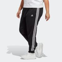 ราคา adidas Lifestyle Essentials 3 Stripes French Terry Cuffed Pants Plus Size Women Black IB8745 (22439709202)
