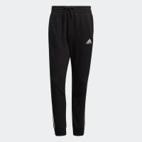 ราคา adidas Lifestyle Essentials French Terry Tapered Cuff 3 Stripes Pants Men Black GK8831 (22439697717)