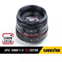 ราคา เลนส์ละลาย ฮิตสุดๆ APSC 50mm f1 8 สำหรับ กล้อง Mirrorless FUJI OLYMPUS SONY PANASONIC CANON NIKON เลนส์หลังละลาย เลนส์มือหมุน เลนส์ เมาท์ FX M43 E EOS M Mount 50 mm f 1 8 (10116825163)