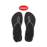 ราคา HAVAIANAS รองเท้าแตะผู้หญิง Luna Premium Sandals BLACK DARK GREY 41461304057F C3BKGY (22639396913)