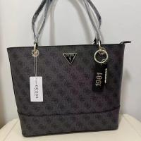ราคา GUESS European and American new style Tote shoulder shopping handbag printed embossed large capacity business womens bag (21074398818)