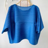 ราคา เสื้อยืดไฮเอนด์1352แบบญี่ปุ่นและเกาหลีอัดพลีทหวานลำลอง (21105684900)