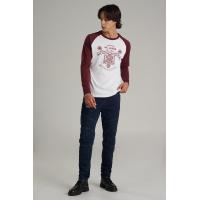 ราคา Mc jeans เสื้อยืดแขนยาวผู้ชาย คอกลม สีขาว MTTZ817 (22599731485)