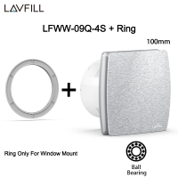 ราคา 4 5 6 100mm 120mm 150mm Designer Shower Ceiling Wall Bathroom Toilet Extractor Fan Axial Decorative Ventilation Exhaust Fan (20979506745)