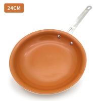 ราคา กระทะแบนกระทะสำหรับทอดทองแดง Fypo 20 24 28ซม กระทะกลมไม่ติดกระทะอะลูมินัมอัลลอยไข่สเต็กหม้ออาหารส้นแบนเตาแก๊สเครื่องมือเครื่องครัว (22155768684)