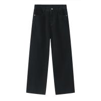 ราคา POND mens Wide leg jeans กางเกงยีนส์ผู้ชายขากระบอกใหญ่ กางเกงยีนส์สตรีทกางเกงยีนส์เอวสูงทรงกระบอกใหญ่เอวยืดสม็อค (22680114561)